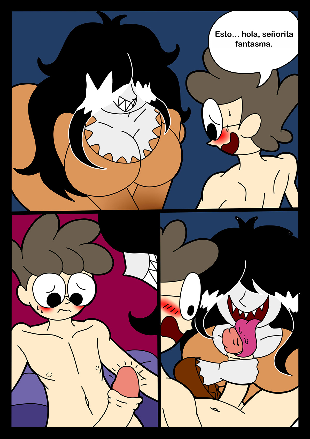 [NeroRedon] SPOOKY Encounters (Comic Porn)