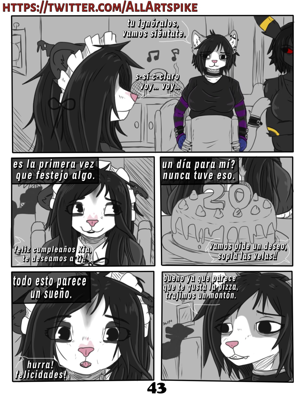[Spikethefurry] FIRST HOME (Comic Porn)