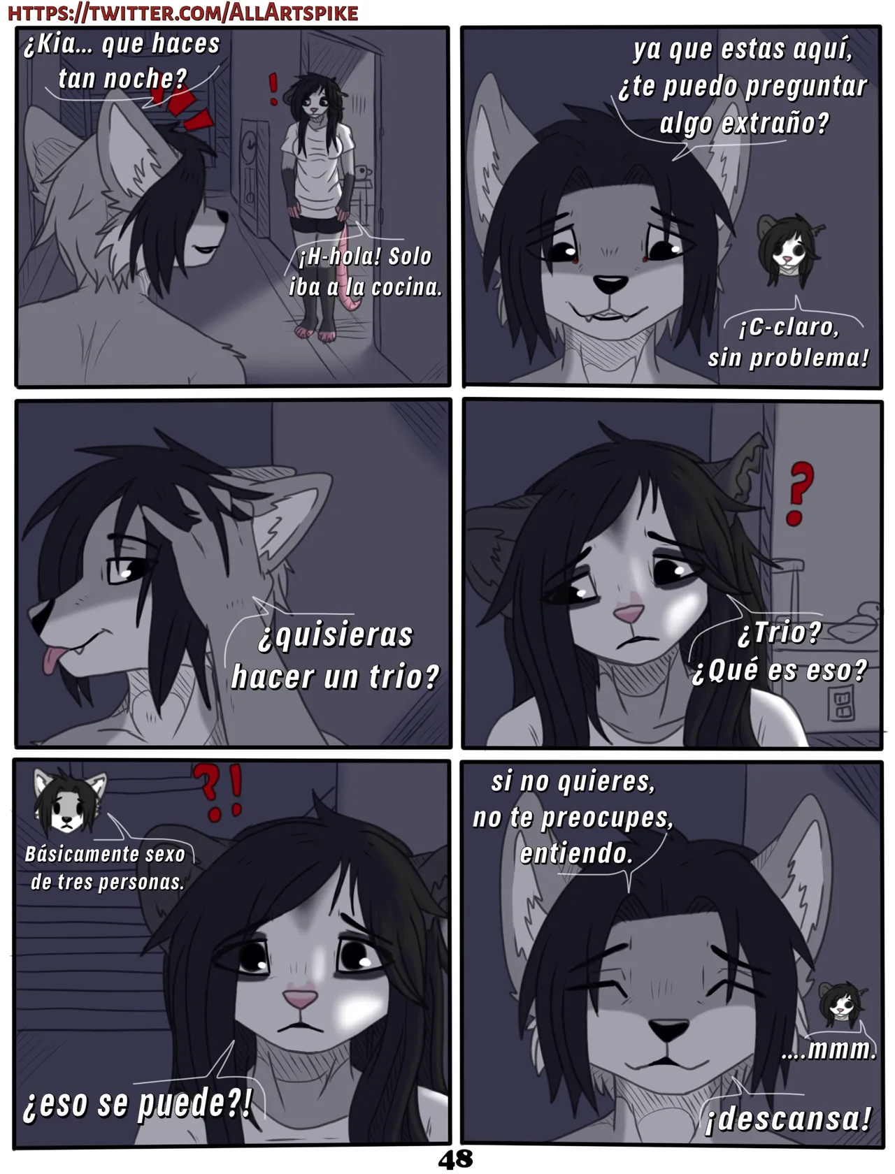 [Spikethefurry] FIRST HOME (Comic Porn)