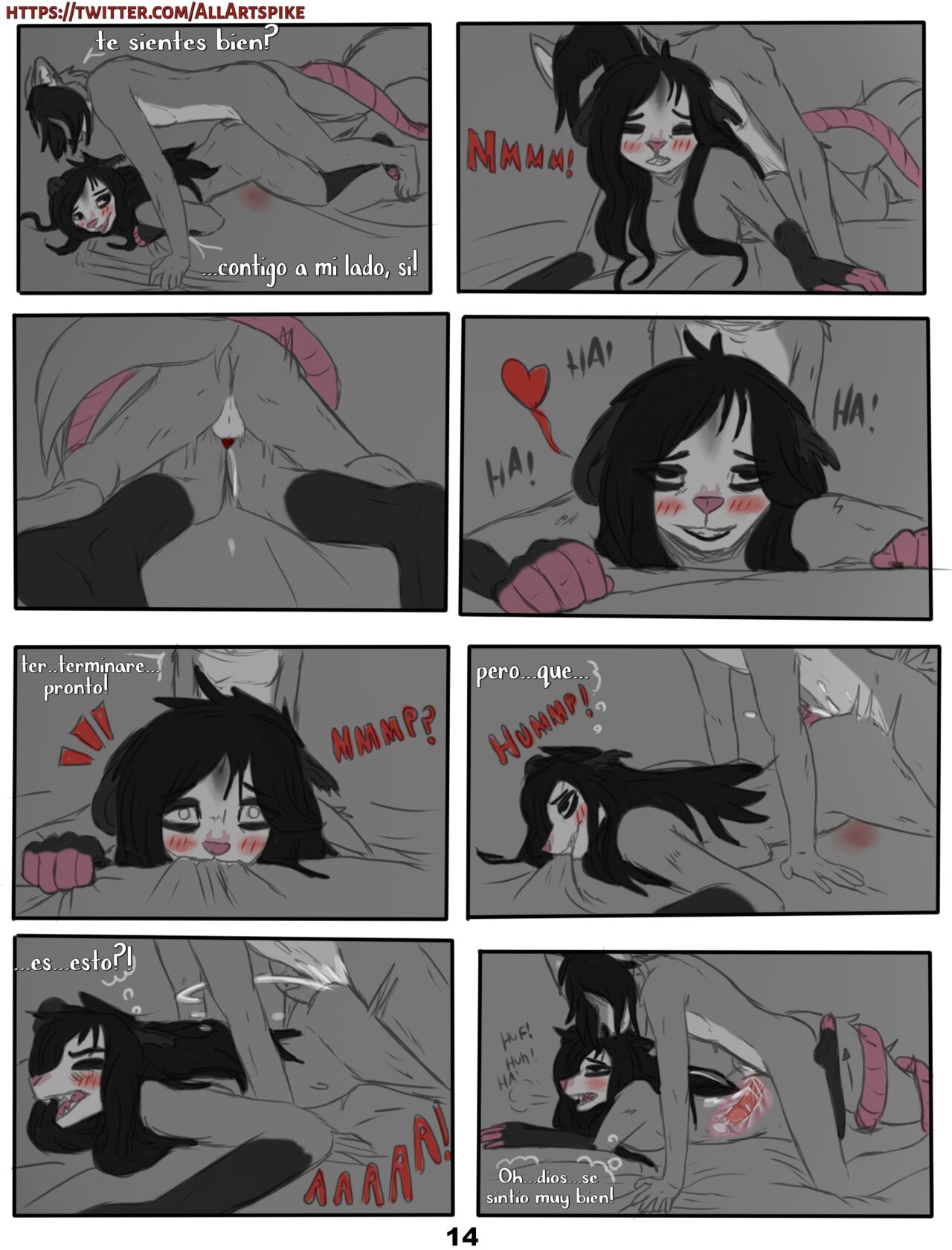 [Spikethefurry] FIRST HOME (Comic Porn)