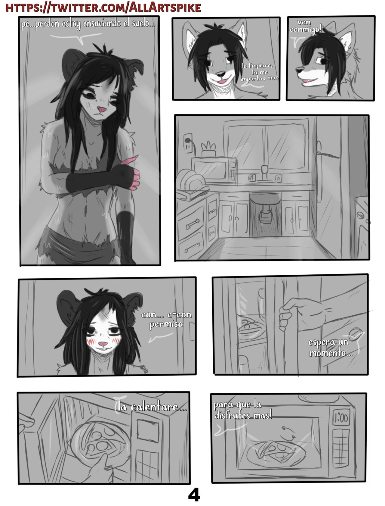 [Spikethefurry] FIRST HOME (Comic Porn)