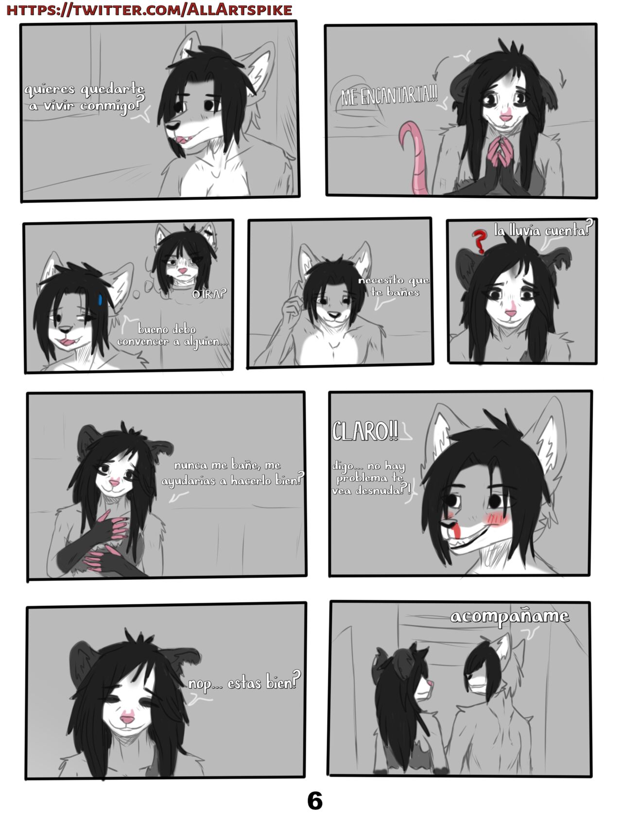 [Spikethefurry] FIRST HOME (Comic Porn)
