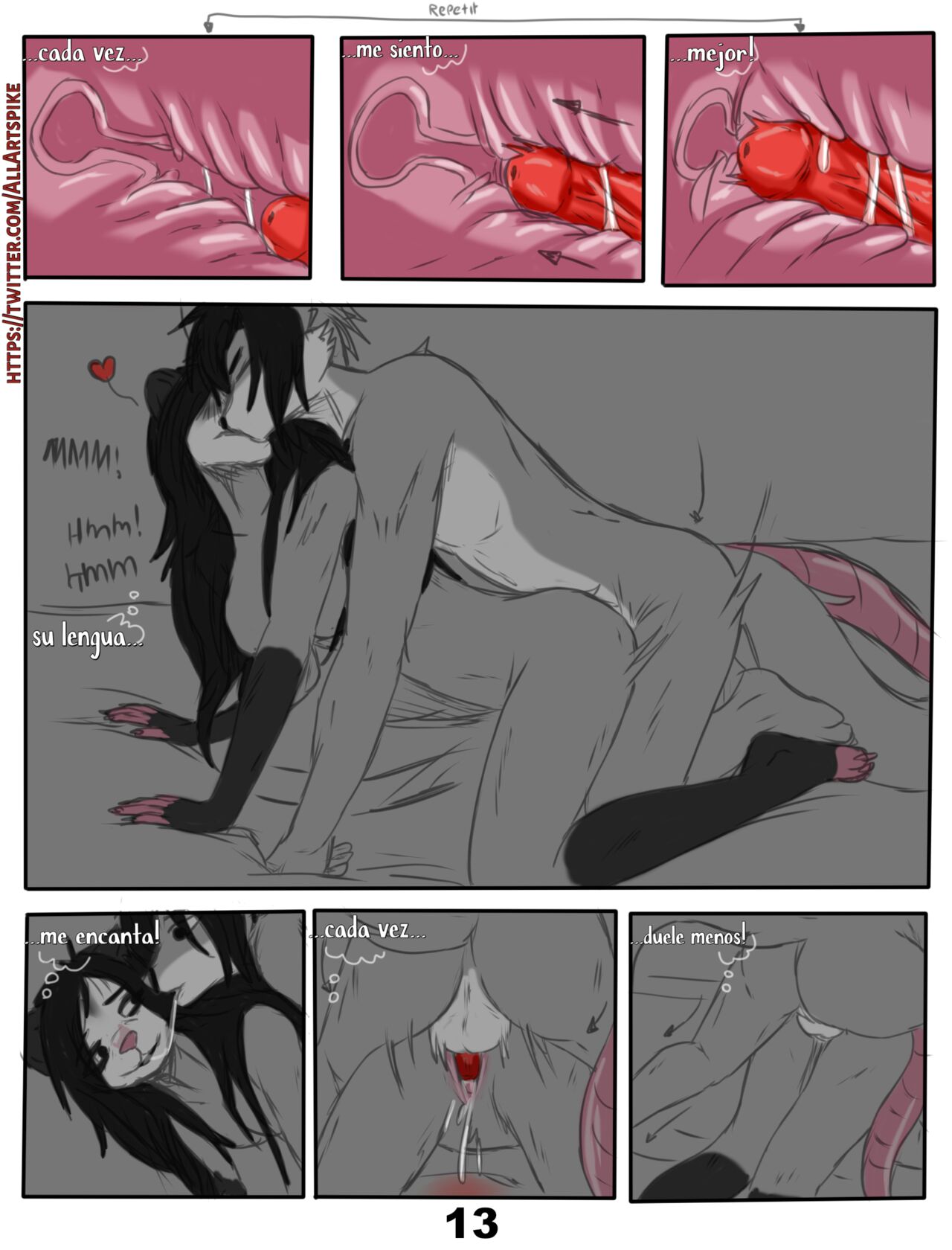 [Spikethefurry] FIRST HOME (Comic Porn)