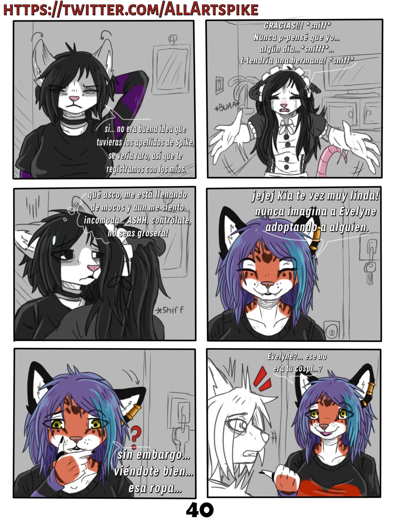 [Spikethefurry] FIRST HOME (Comic Porn)