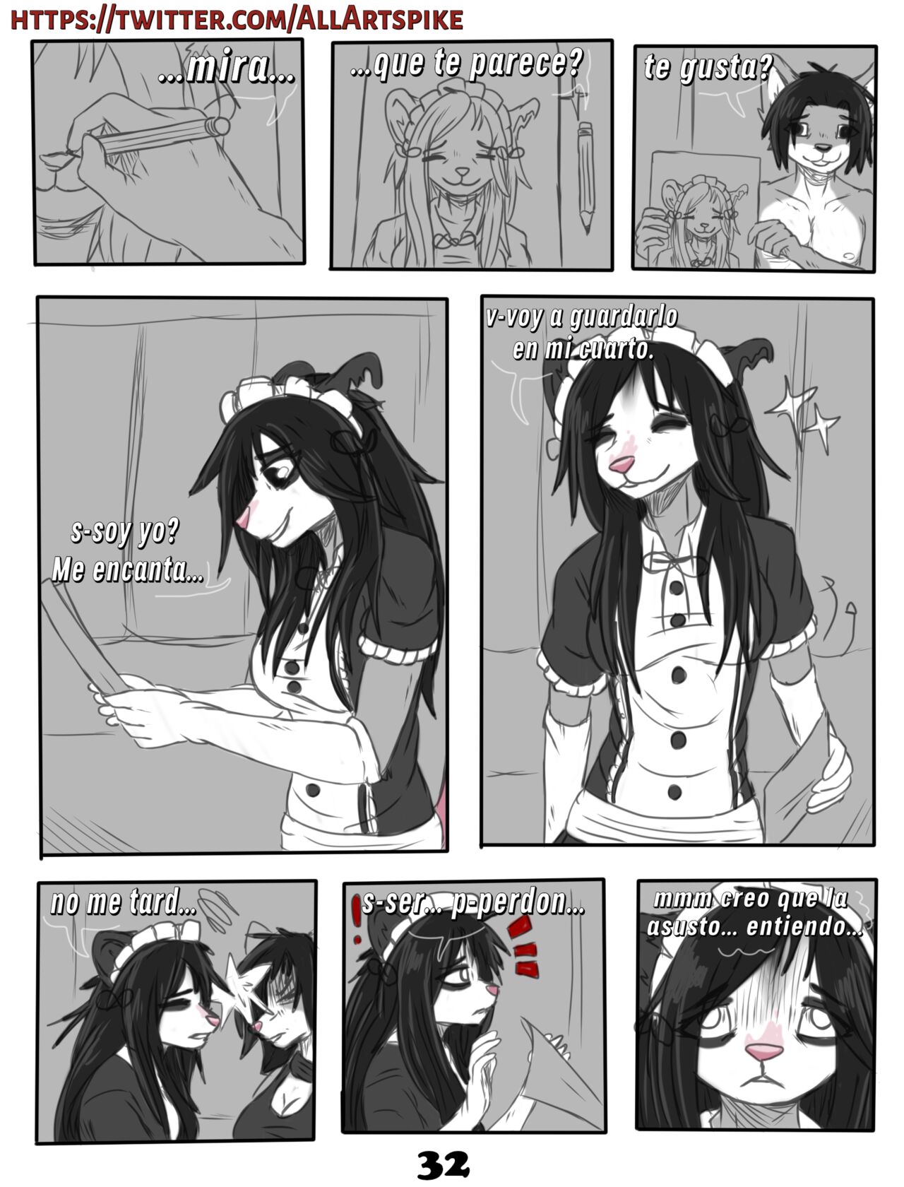 [Spikethefurry] FIRST HOME (Comic Porn)