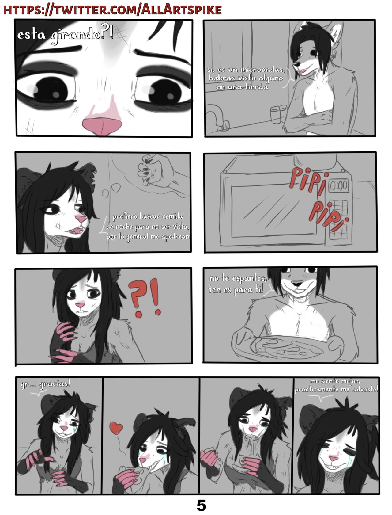 [Spikethefurry] FIRST HOME (Comic Porn)