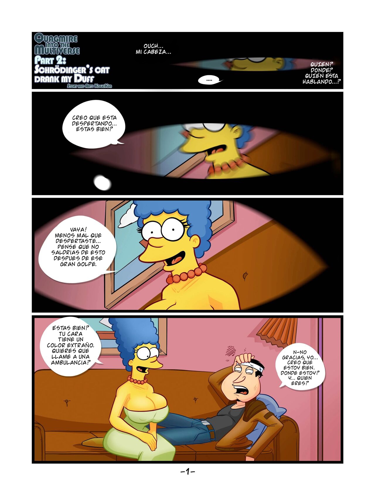 [Kogeikun] Quagmire Into The Multiverse Parte #2