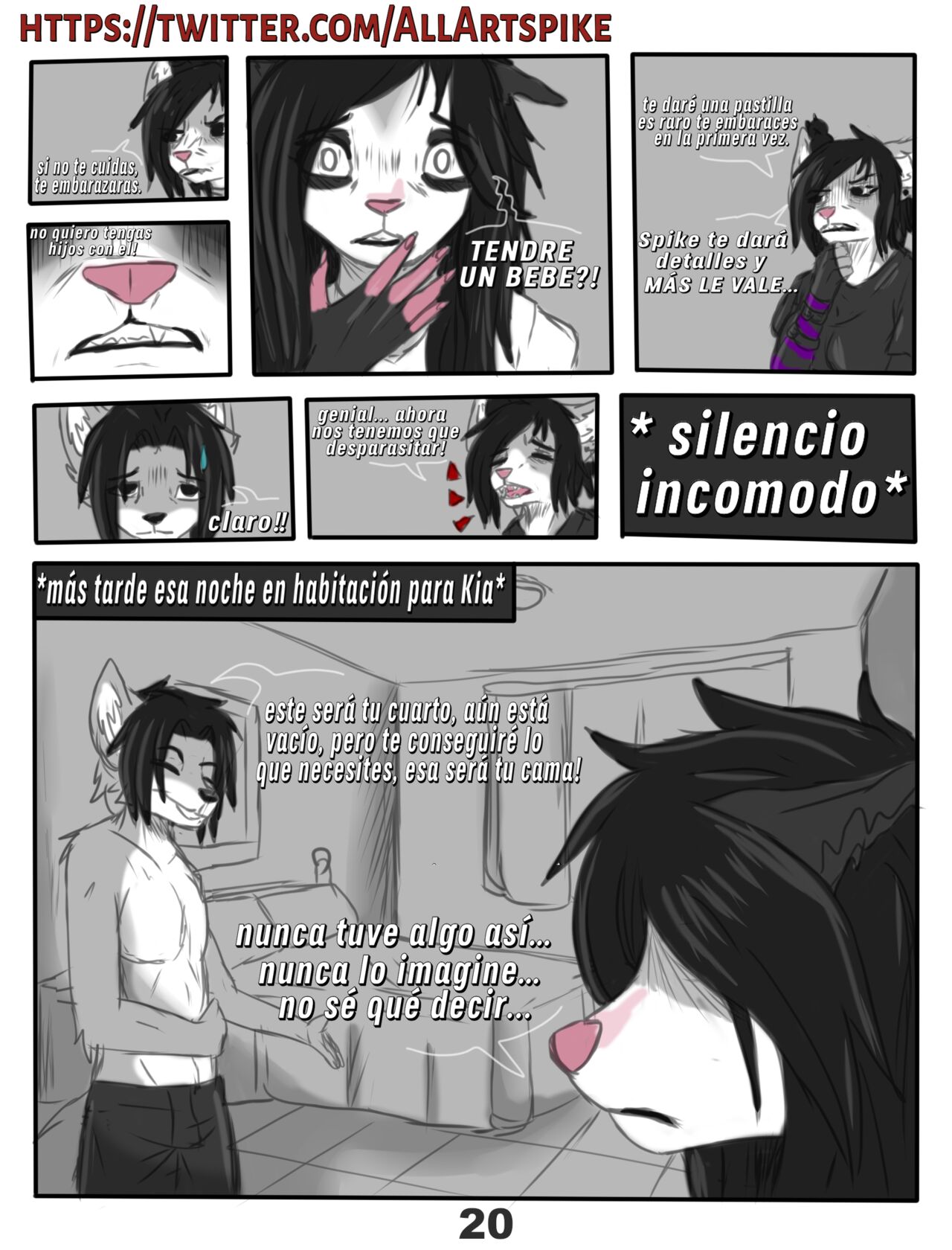 [Spikethefurry] FIRST HOME (Comic Porn)