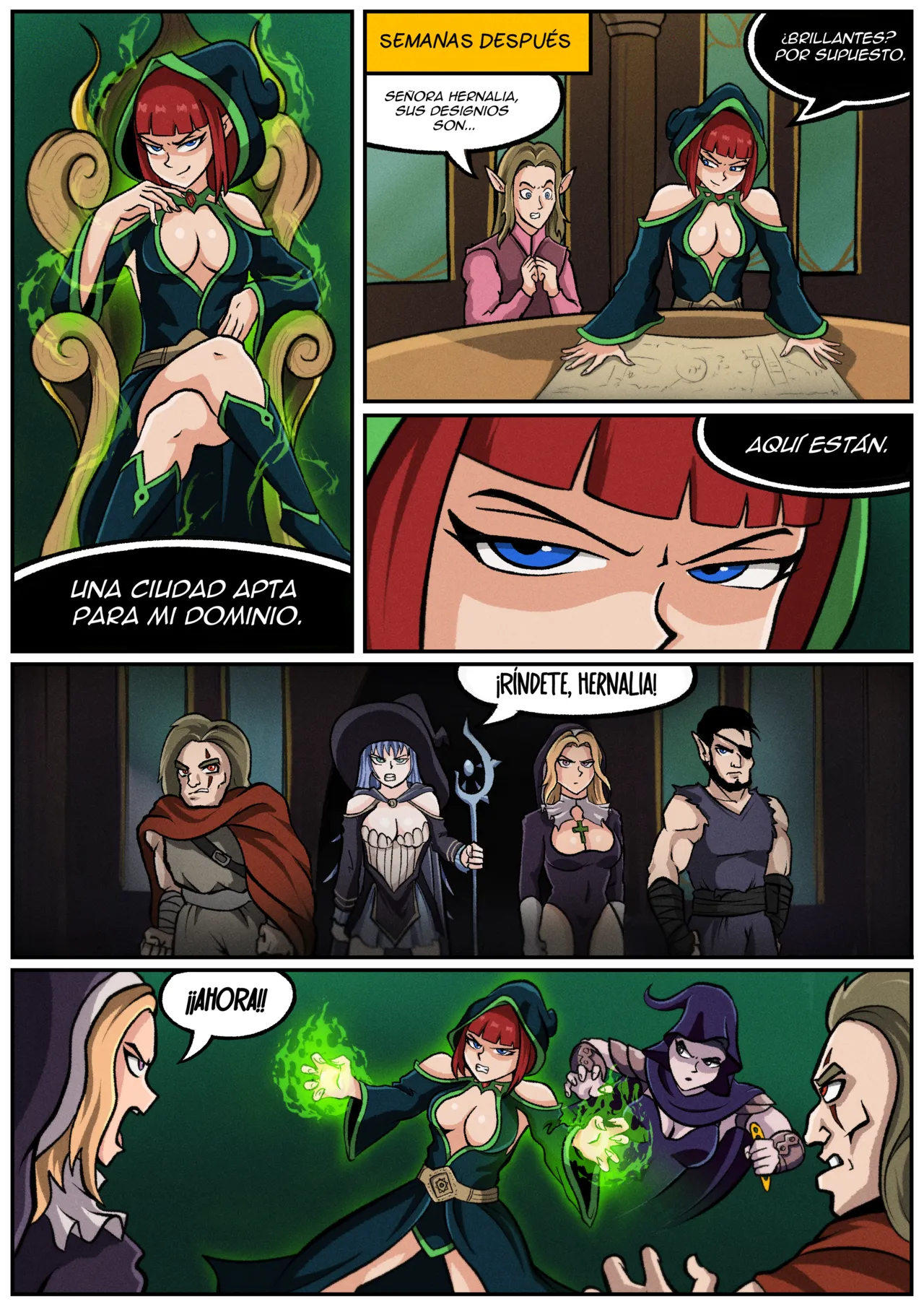 [Valk_yrain] The Mages Rebirth 2 (Comic Porn)