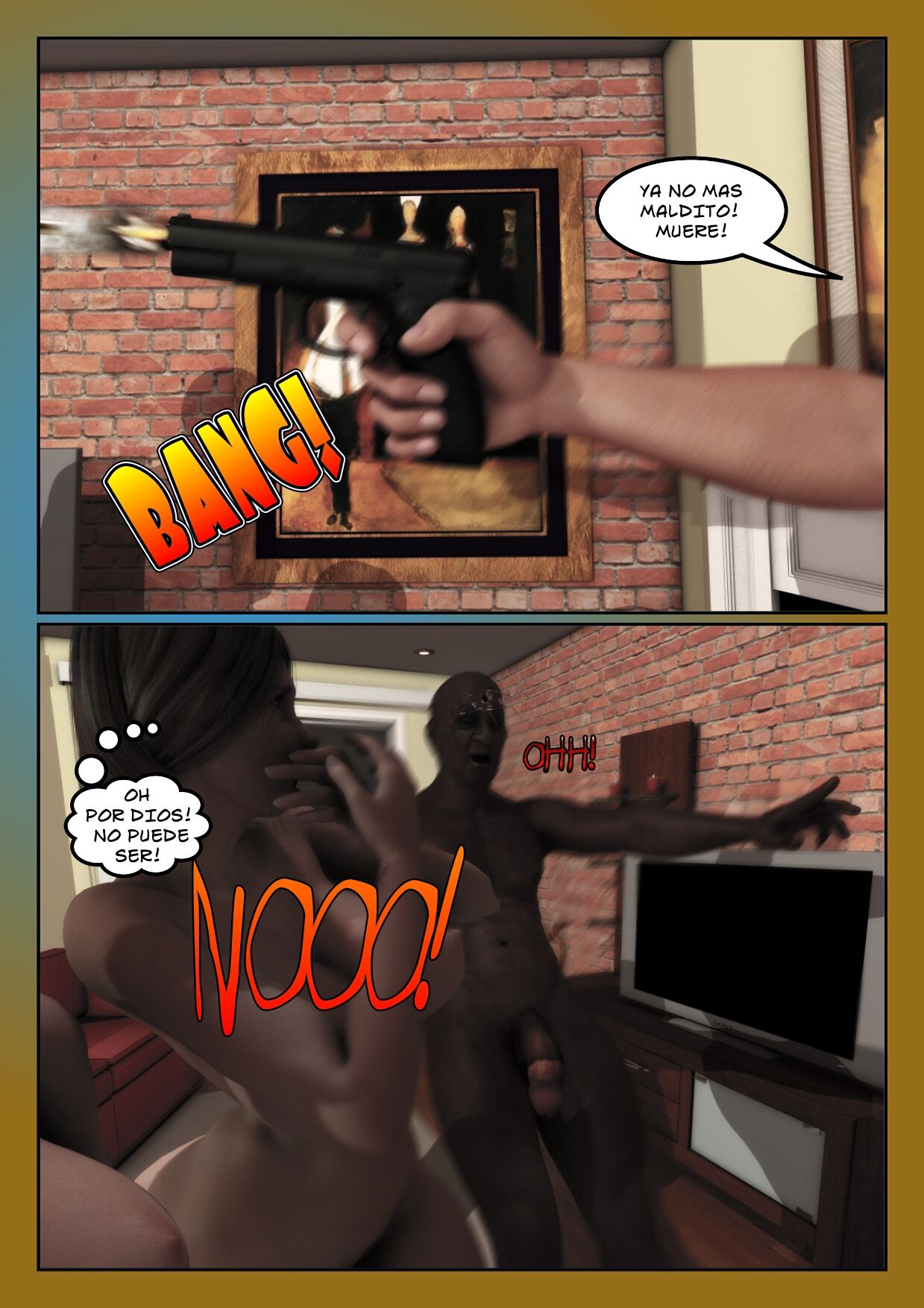 [Moiarte3D] Las damas de la Prision 10 (Hentai 3D)