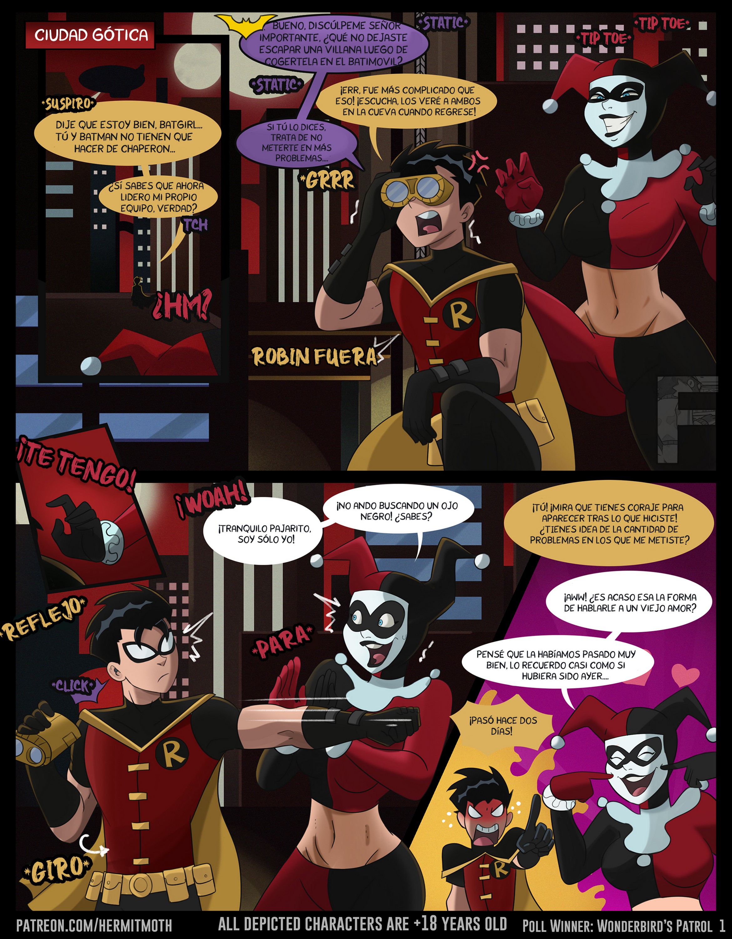 [Hermit Moth] Harley and Robin Second Shot of Crazy (Batman)