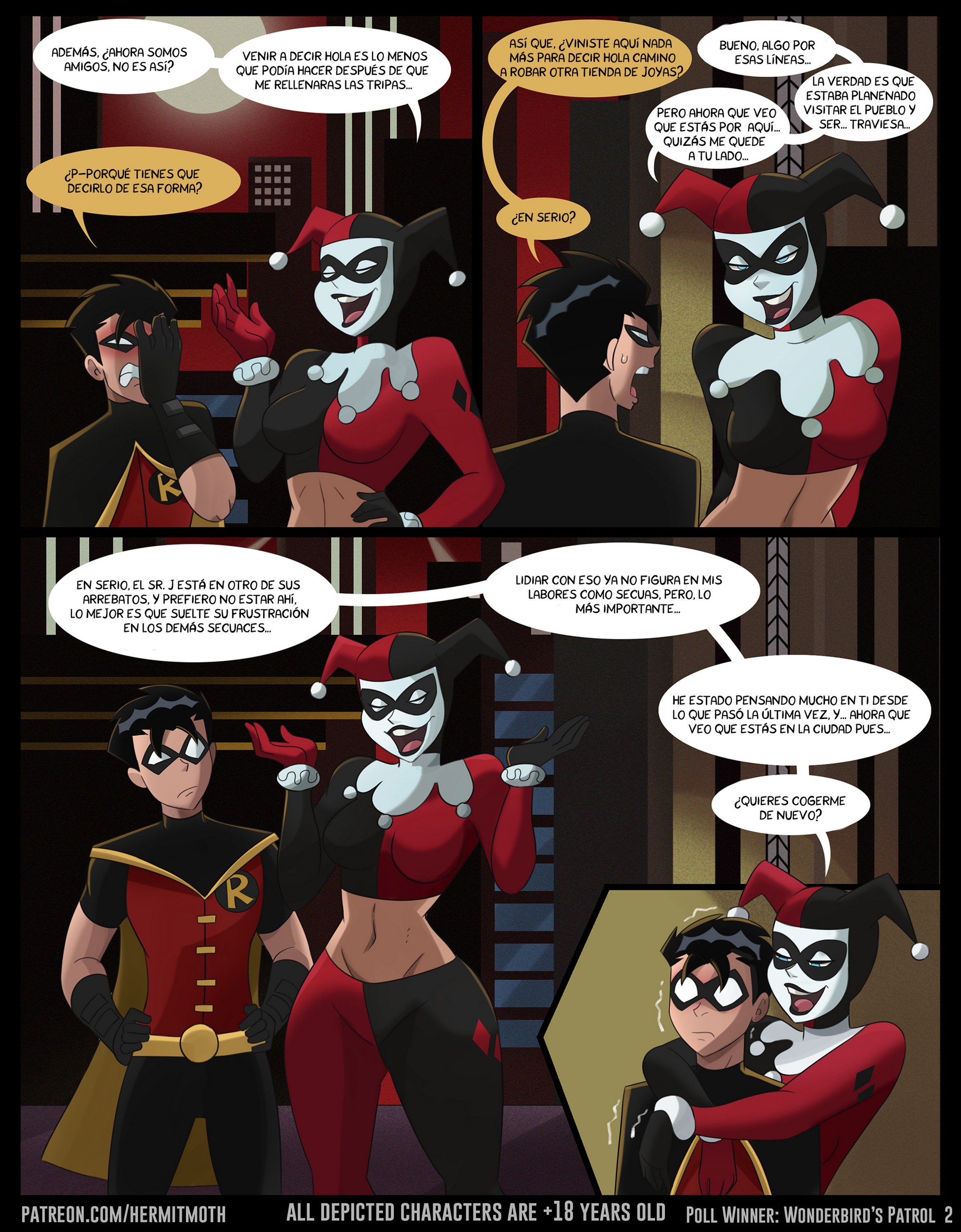[Hermit Moth] Harley and Robin Second Shot of Crazy (Batman)