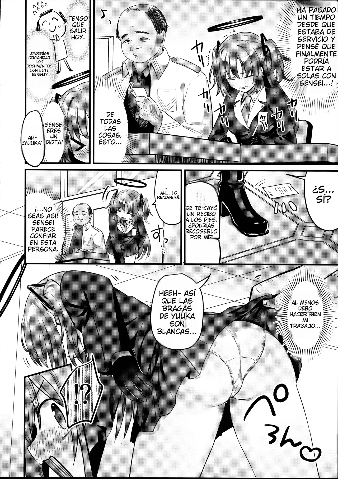 [Chiukorone (Chiune)] Kimodebu Sugite Kivotos o Horoboshita Sensei ga Bessekaisen no Yuuka o NTR Ryoujoku suru Hon (Blue Archive)