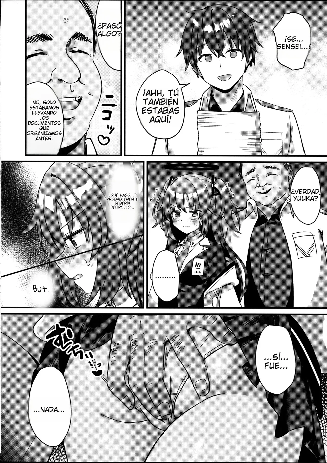 [Chiukorone (Chiune)] Kimodebu Sugite Kivotos o Horoboshita Sensei ga Bessekaisen no Yuuka o NTR Ryoujoku suru Hon (Blue Archive)