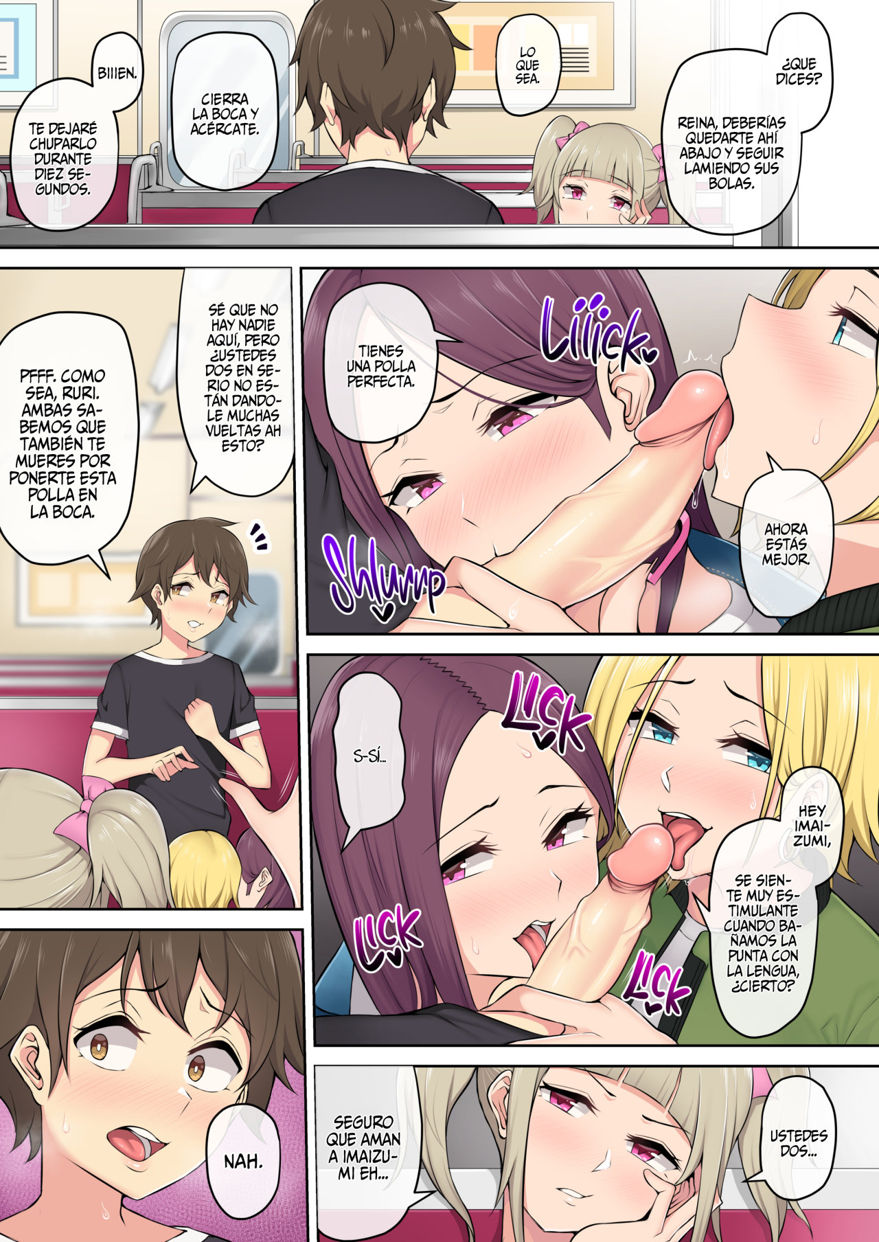 [Nori5rou] IMAIZUMI lleva a todas las GYARUS a su CASA parte 2 (Comic Porn)