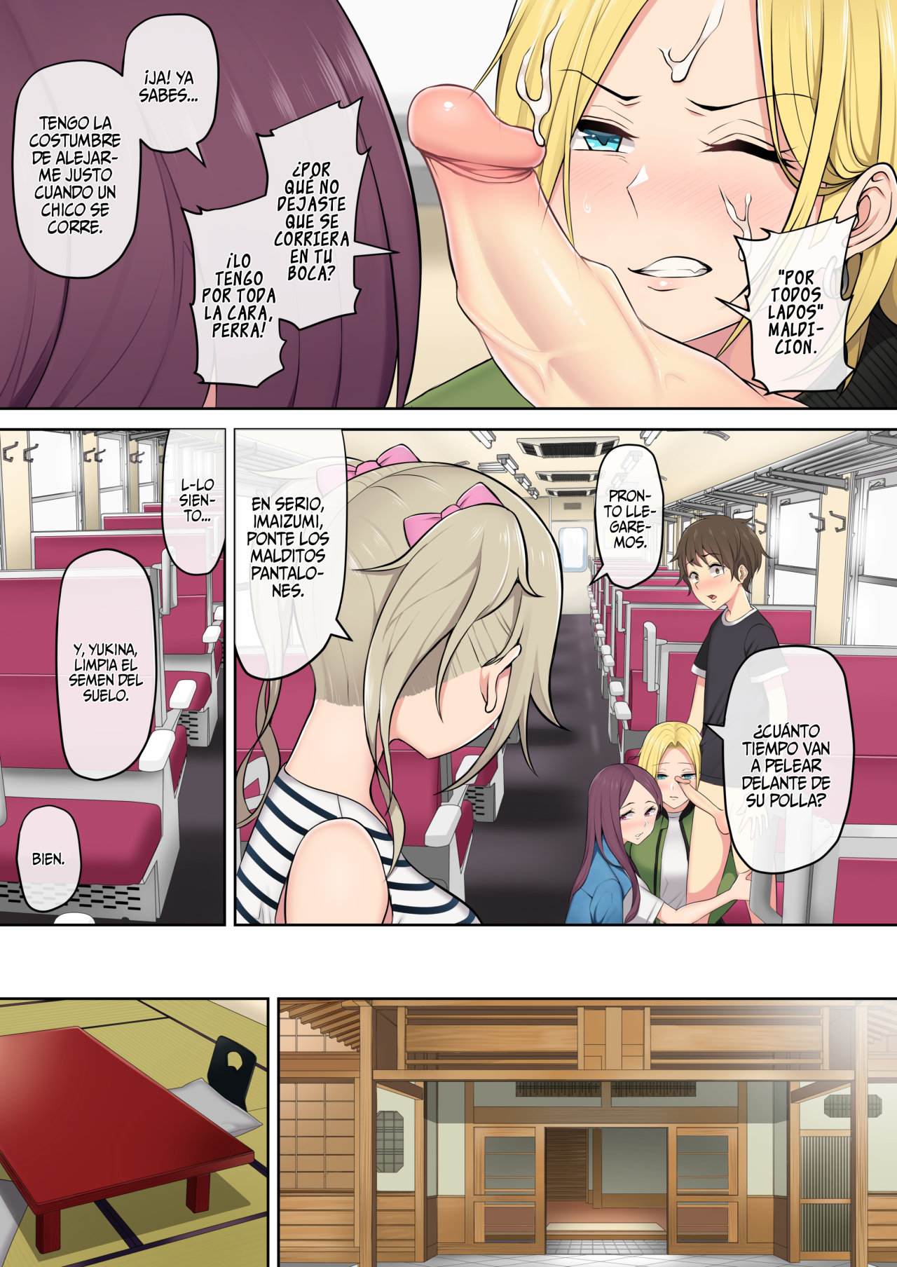 [Nori5rou] IMAIZUMI lleva a todas las GYARUS a su CASA parte 2 (Comic Porn)