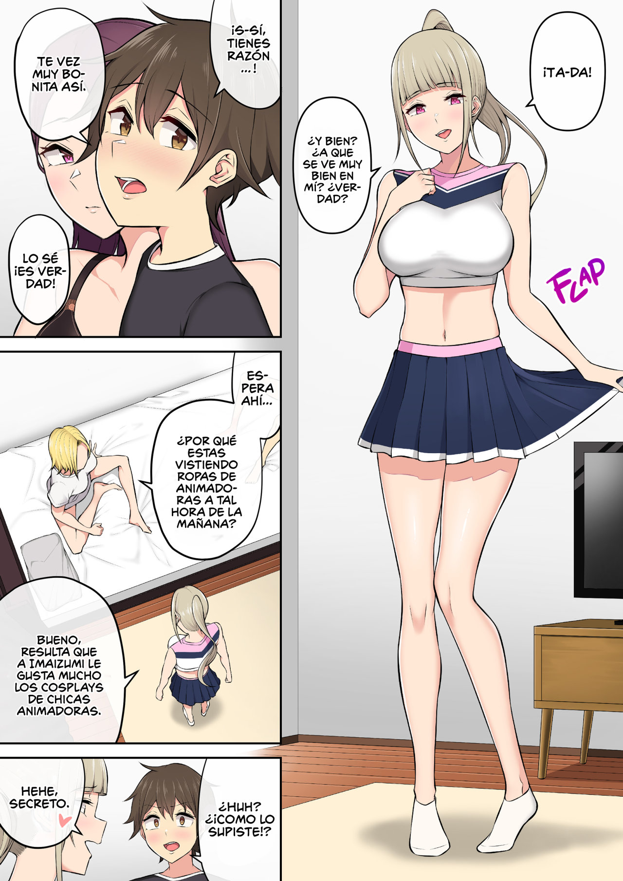 [Nori5rou] IMAIZUMI lleva a todas las GYARUS a su CASA parte 3 (Comic Porn)