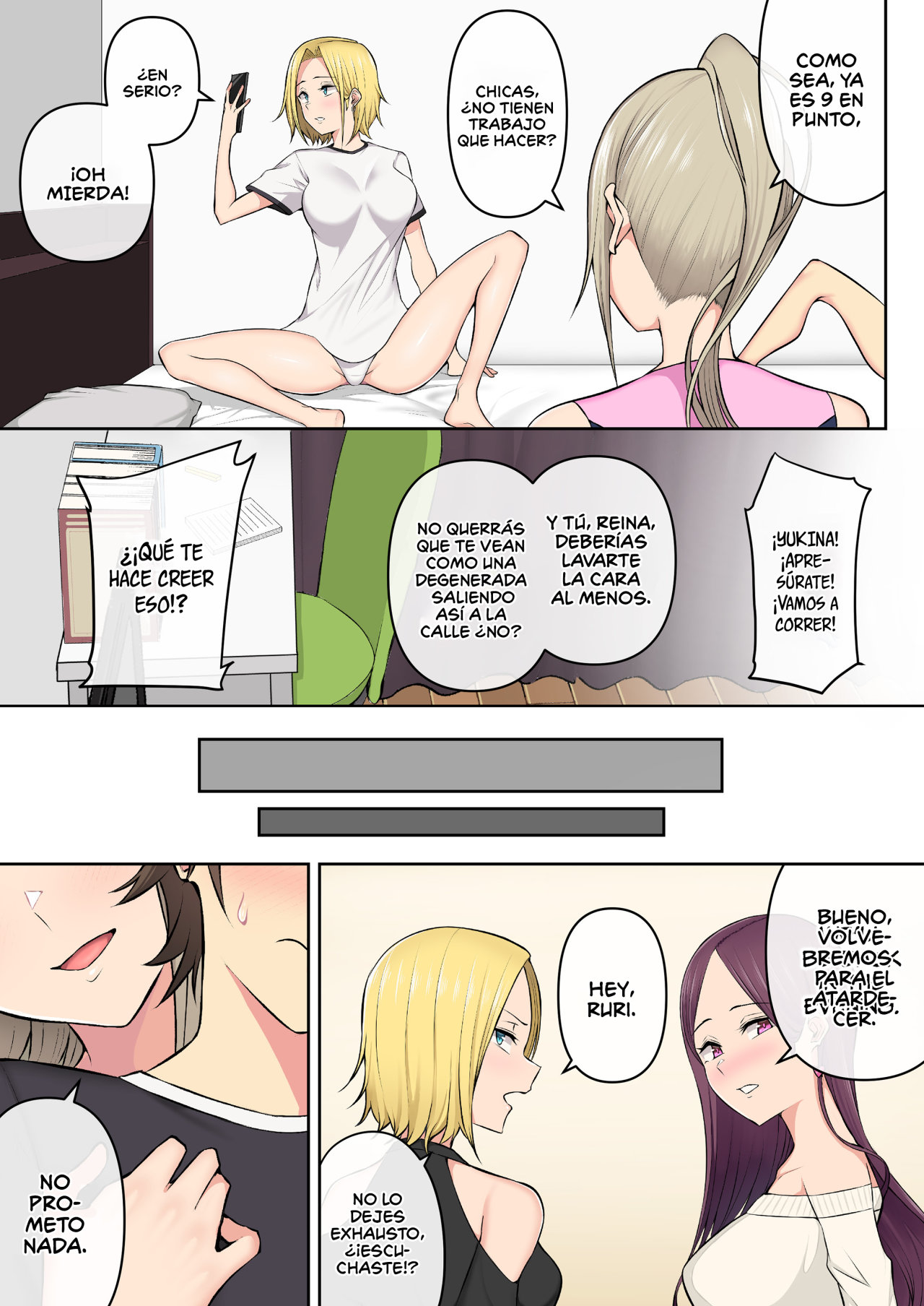 [Nori5rou] IMAIZUMI lleva a todas las GYARUS a su CASA parte 3 (Comic Porn)