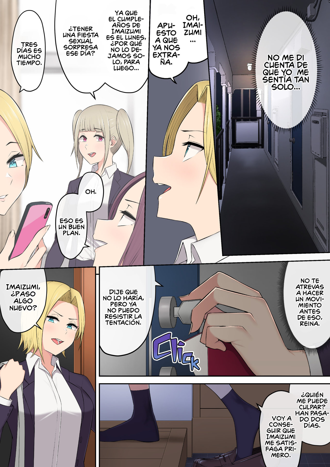 [Nori5rou] IMAIZUMI lleva a todas las GYARUS a su CASA parte 3 (Comic Porn)
