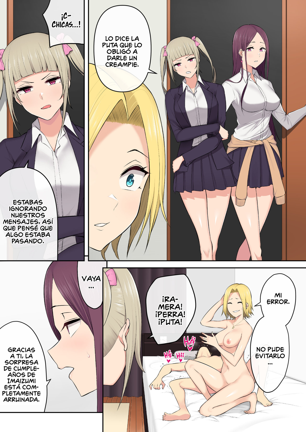 [Nori5rou] IMAIZUMI lleva a todas las GYARUS a su CASA parte 3 (Comic Porn)