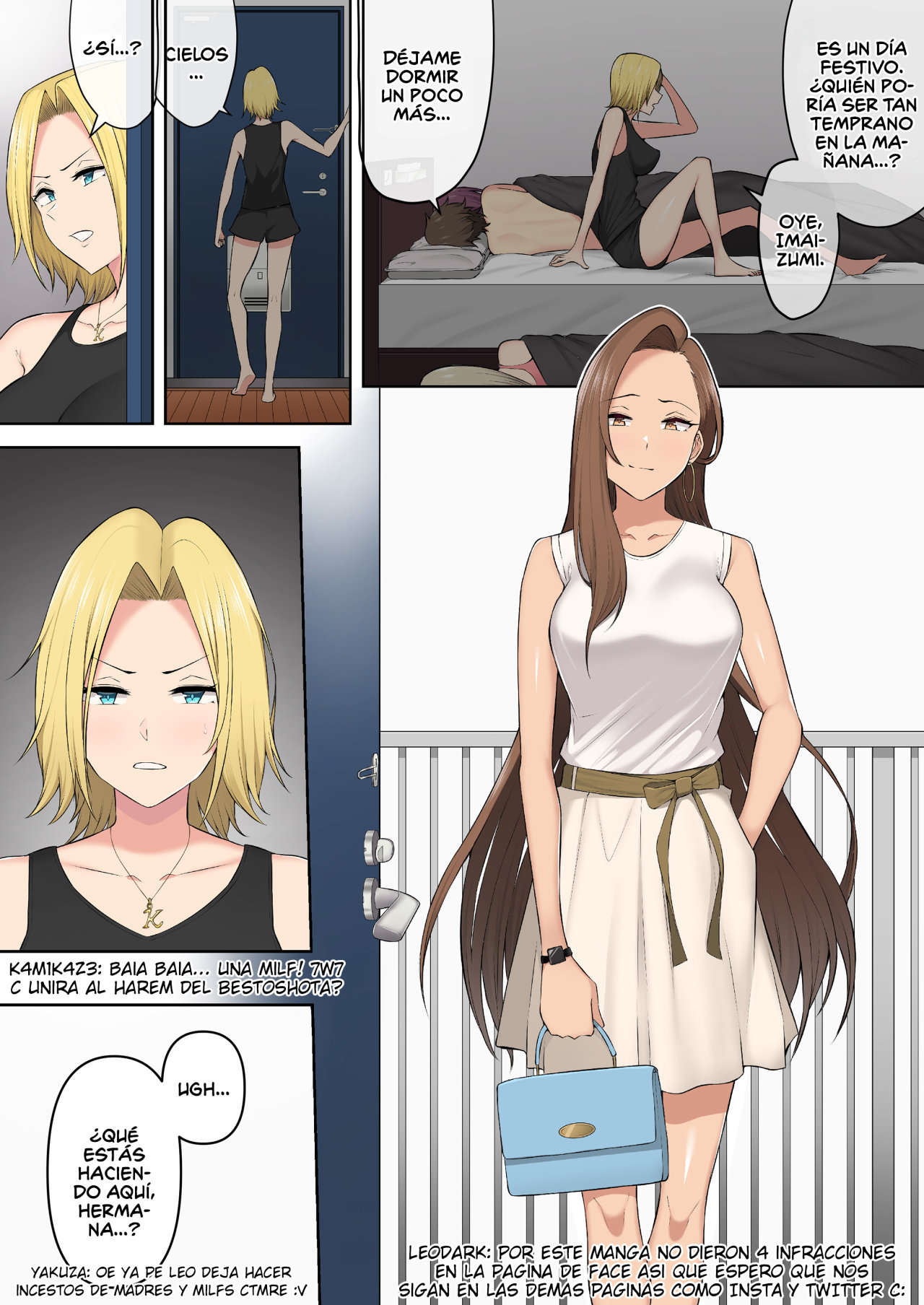 [Nori5rou] IMAIZUMI lleva a todas las GYARUS a su CASA parte 3 (Comic Porn)