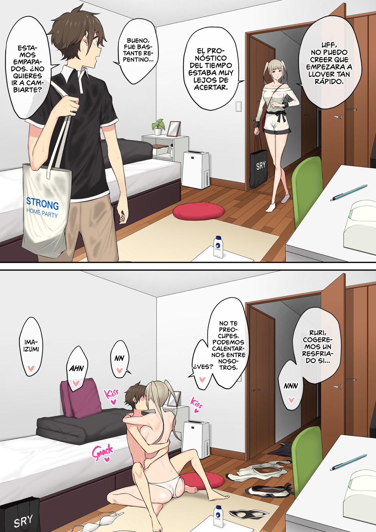 [Nori5rou] IMAIZUMI lleva a todas las GYARUS a su CASA parte 3 (Comic Porn)