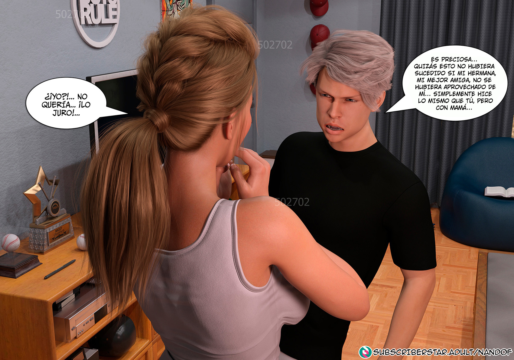 [NandoF] SECRET Lessons parte 3 (Comic Porn)