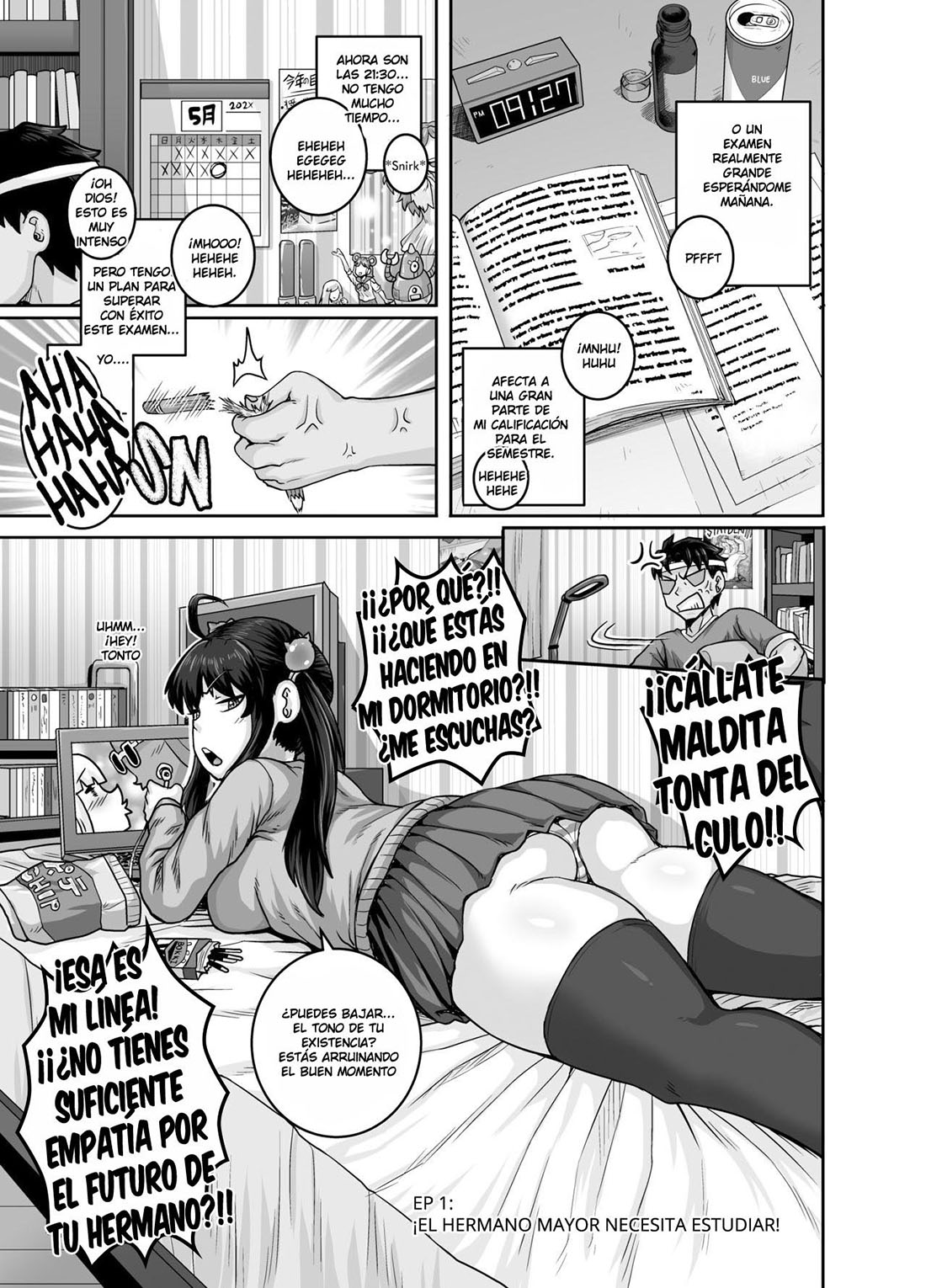 [Juna Juna Juice] Mi Molesta Hermanita Necesita Ser Disciplinada! #1