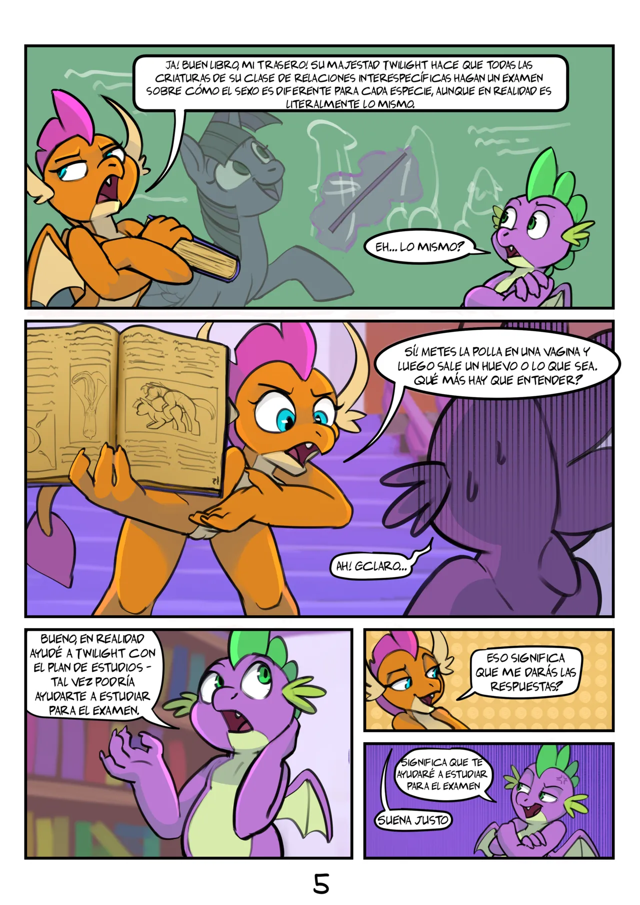 [Elicitie] ¡Sesión intensivo de Estudio! (My Little Pony: Friendship is Magic)