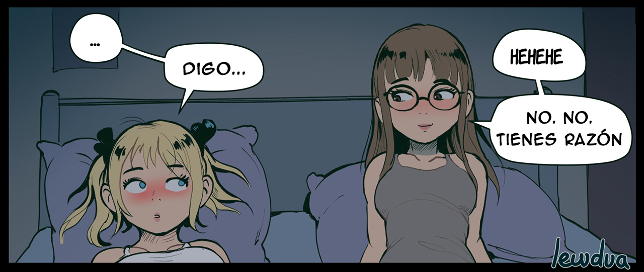 [Lewdua] Watching a Series NESSIE and KAREN (Comic Porn)