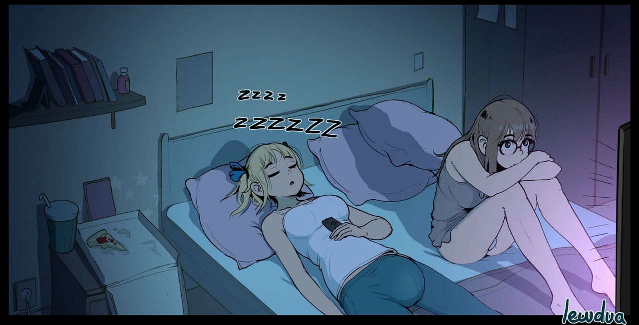 [Lewdua] Watching a Series NESSIE and KAREN (Comic Porn)
