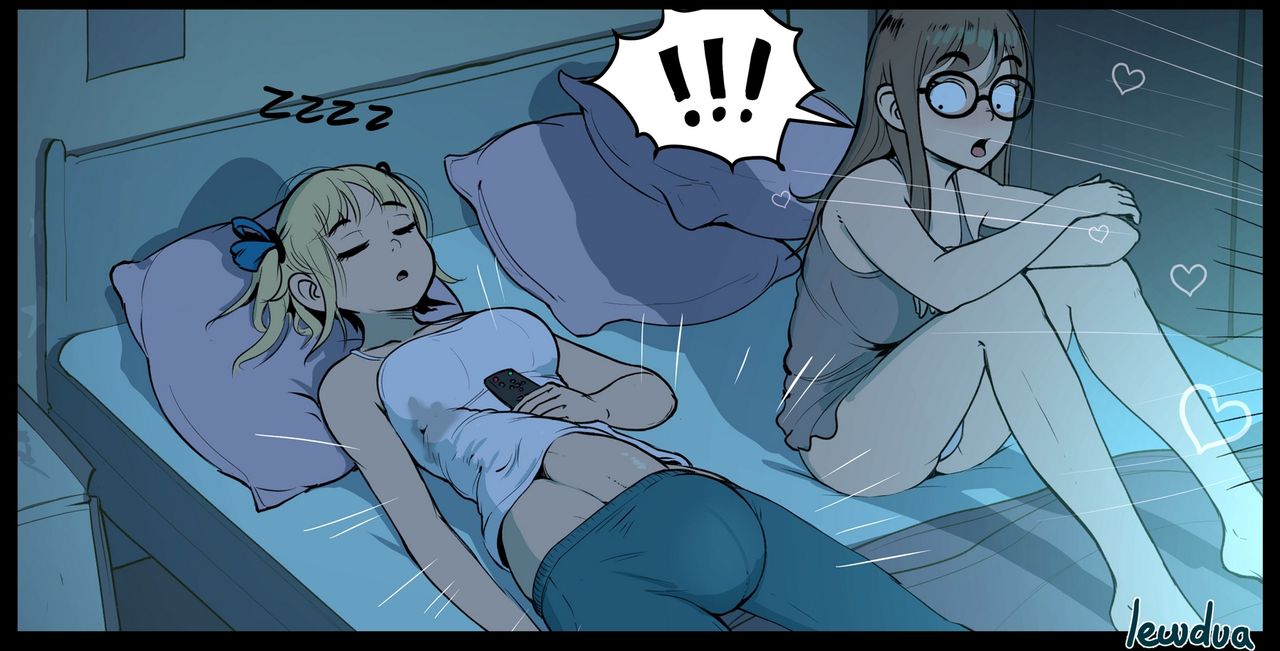 [Lewdua] Watching a Series NESSIE and KAREN (Comic Porn)