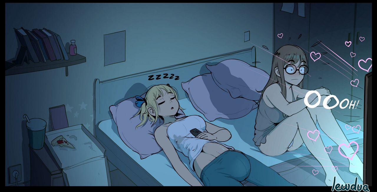 [Lewdua] Watching a Series NESSIE and KAREN (Comic Porn)