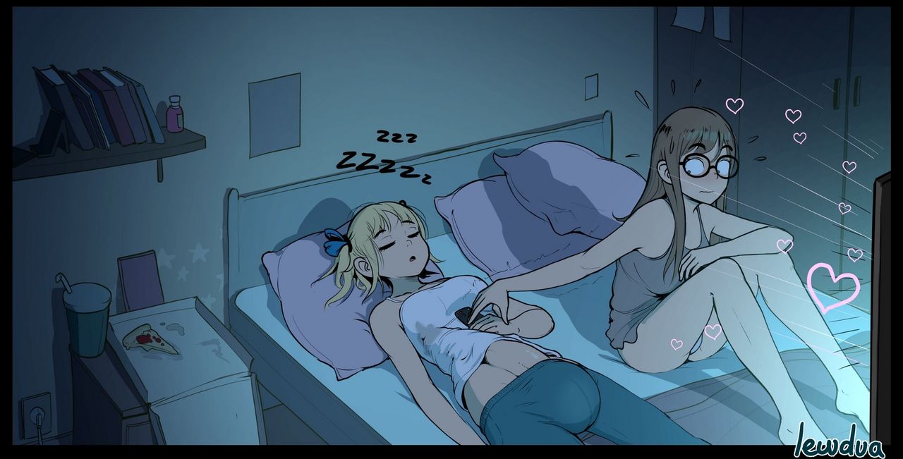 [Lewdua] Watching a Series NESSIE and KAREN (Comic Porn)