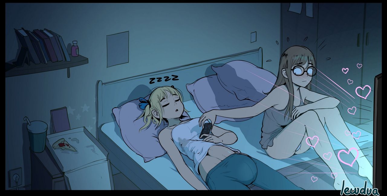 [Lewdua] Watching a Series NESSIE and KAREN (Comic Porn)