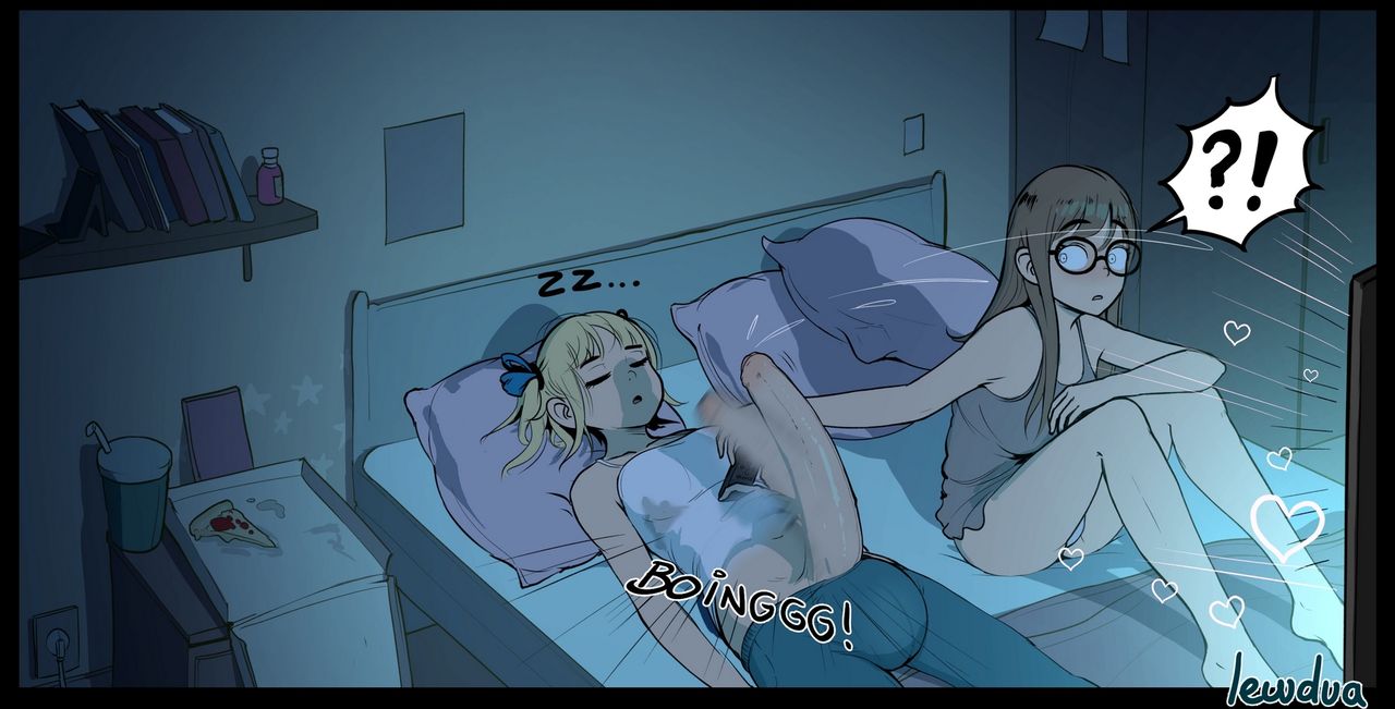 [Lewdua] Watching a Series NESSIE and KAREN (Comic Porn)