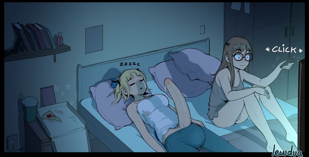 [Lewdua] Watching a Series NESSIE and KAREN (Comic Porn)