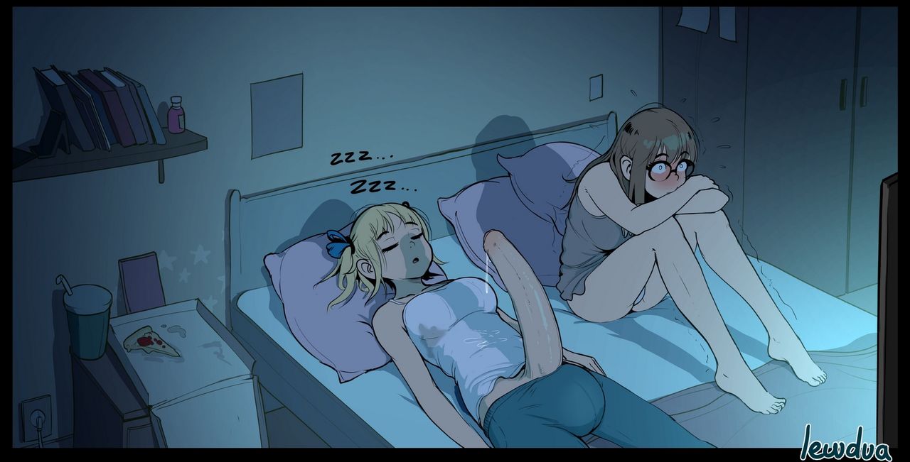 [Lewdua] Watching a Series NESSIE and KAREN (Comic Porn)