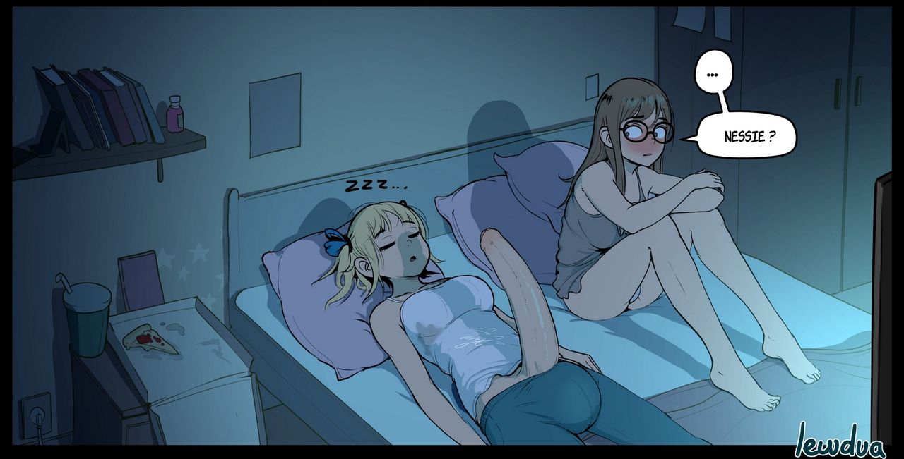 [Lewdua] Watching a Series NESSIE and KAREN (Comic Porn)