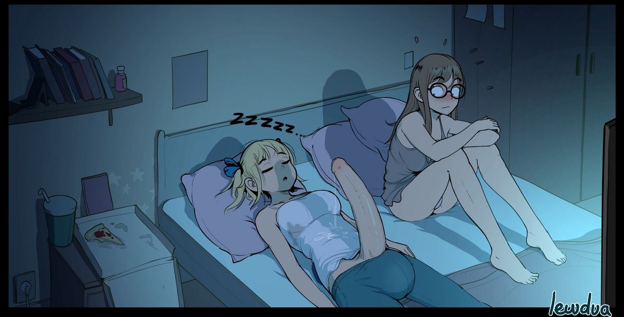 [Lewdua] Watching a Series NESSIE and KAREN (Comic Porn)
