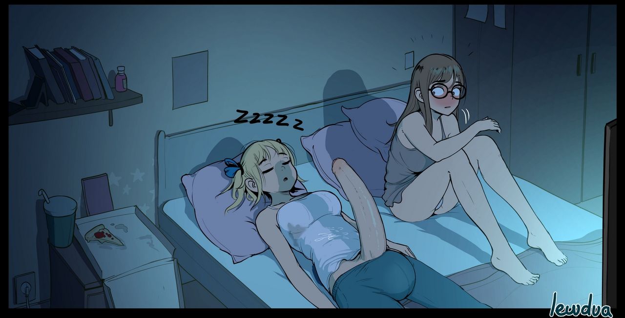 [Lewdua] Watching a Series NESSIE and KAREN (Comic Porn)