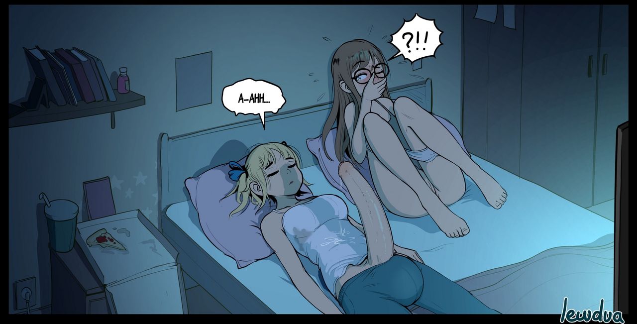 [Lewdua] Watching a Series NESSIE and KAREN (Comic Porn)