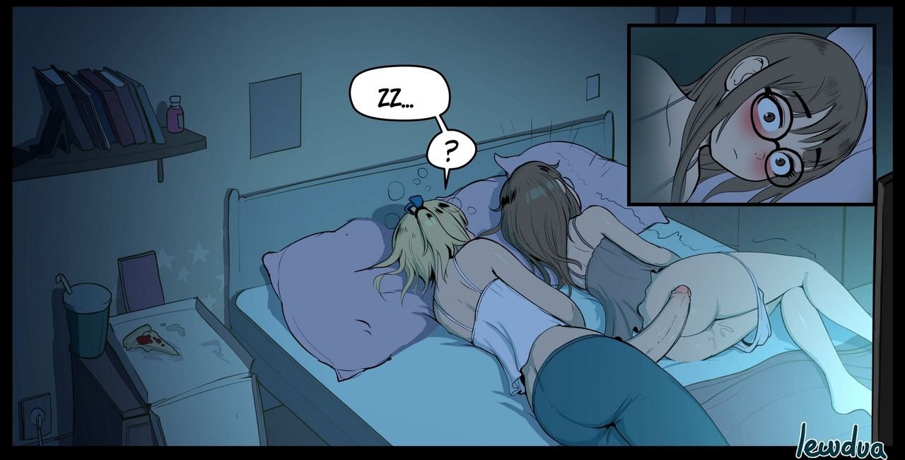 [Lewdua] Watching a Series NESSIE and KAREN (Comic Porn)