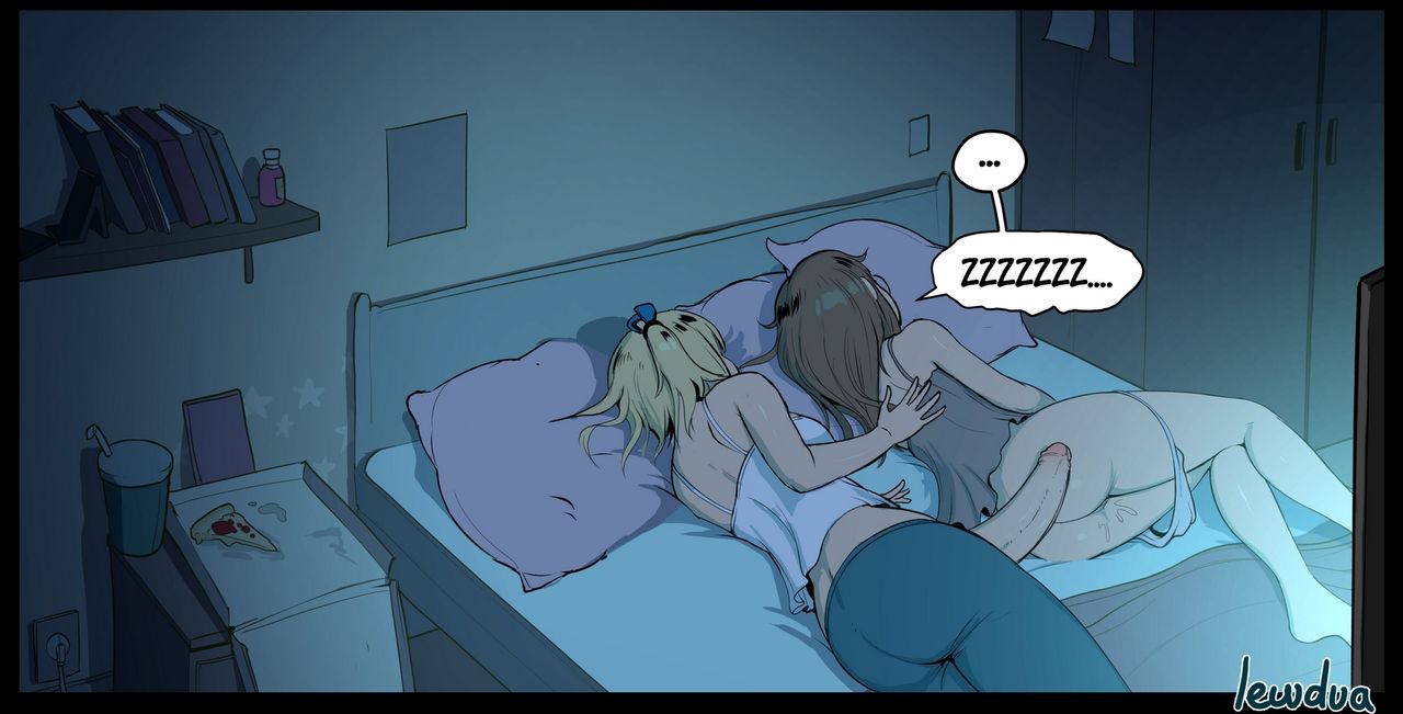 [Lewdua] Watching a Series NESSIE and KAREN (Comic Porn)