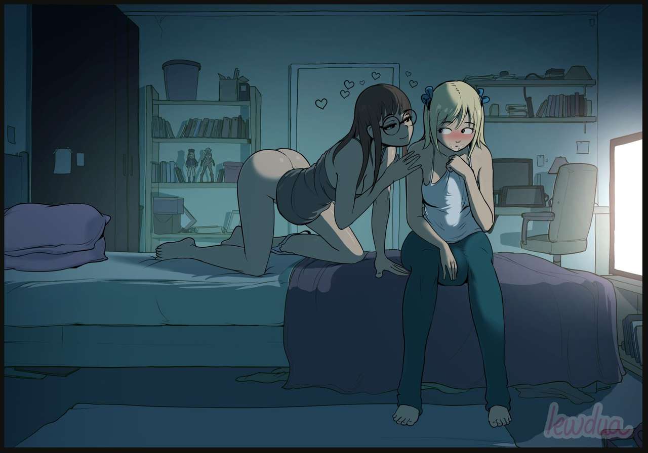 [Lewdua] Watching a Series NESSIE and KAREN (Comic Porn)