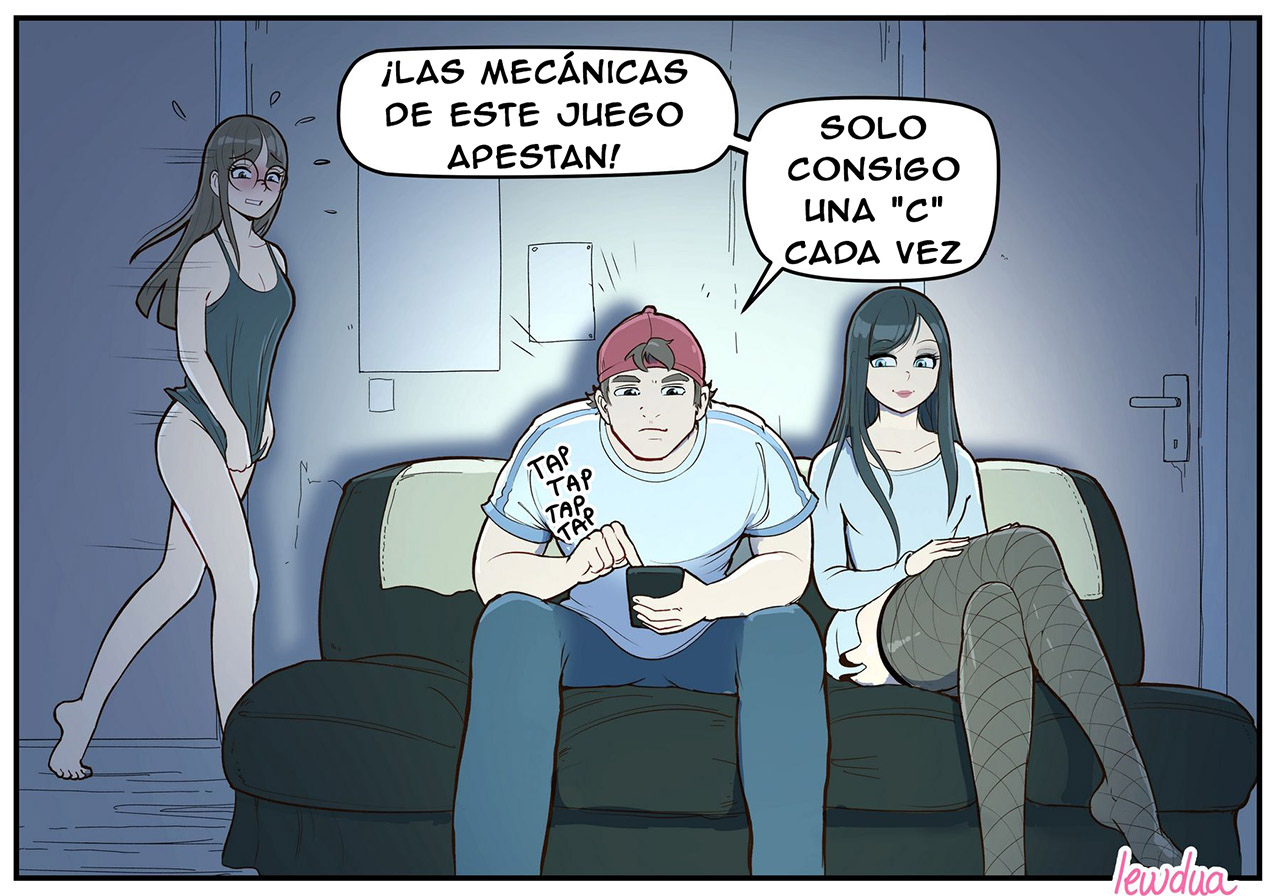 [Lewdua] Watching a Series NESSIE and KAREN (Comic Porn)