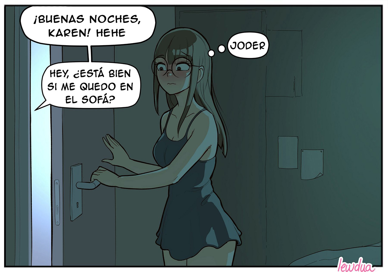 [Lewdua] Watching a Series NESSIE and KAREN (Comic Porn)