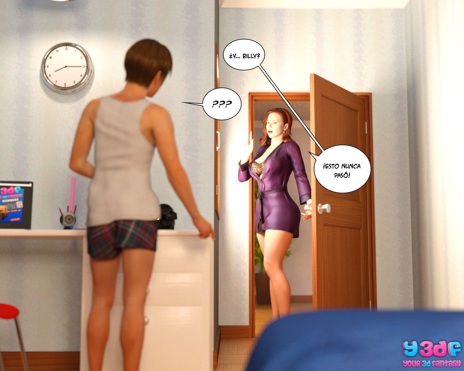 [Y3DF] BAD BOSS parte 2 (Comic Porn)