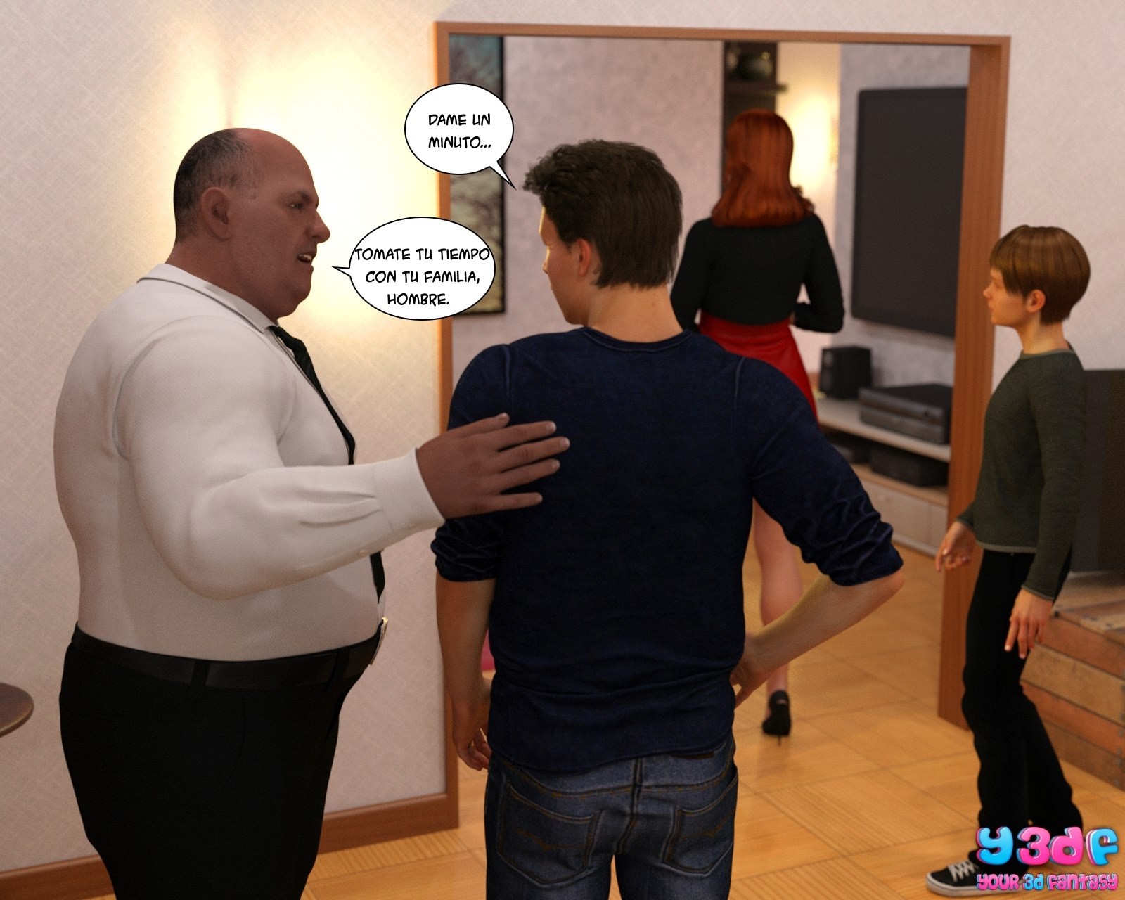 [Y3DF] BAD BOSS parte 2 (Comic Porn)