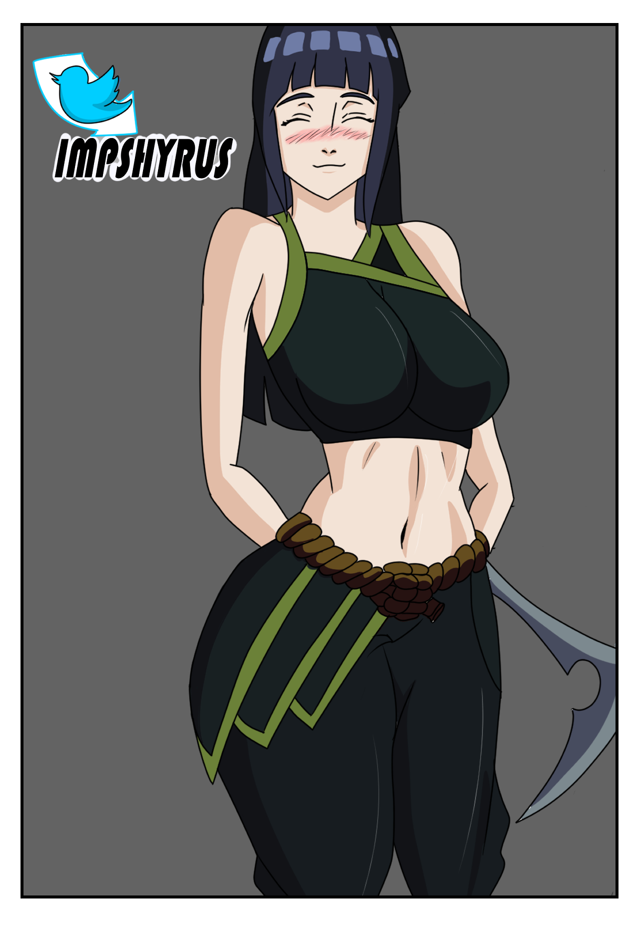 [Impshyrus] Hinata Cosplay Akali (Naruto)